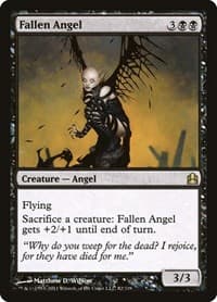 Fallen Angel - Commander - Magic: The Gathering card