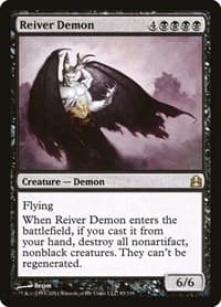 Reiver Demon - Commander - Magic: The Gathering card