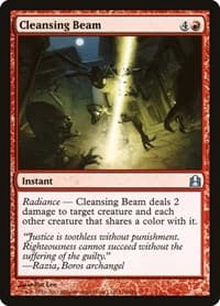 Cleansing Beam - Commander - Magic: The Gathering card