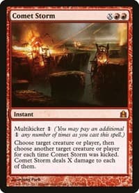 Comet Storm - Commander - Magic: The Gathering card