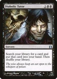 Diabolic Tutor - Commander - Magic: The Gathering card