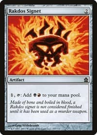 Rakdos Signet - Commander - Magic: The Gathering card