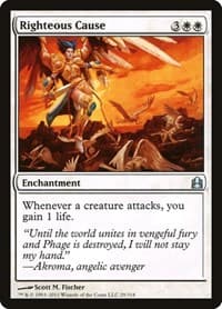 Righteous Cause - Commander - Magic: The Gathering card