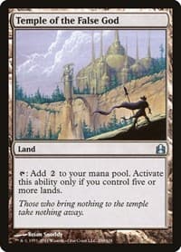 Temple of the False God - Commander - Magic: The Gathering card
