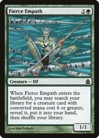 Fierce Empath - Commander - Magic: The Gathering card