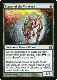 Magus of the Vineyard - Commander - Magic: The Gathering card