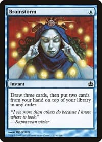 Brainstorm - Commander - Magic: The Gathering card