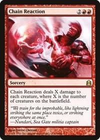 Chain Reaction - Commander - Magic: The Gathering card