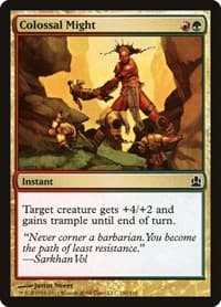 Colossal Might - Commander - Magic: The Gathering card