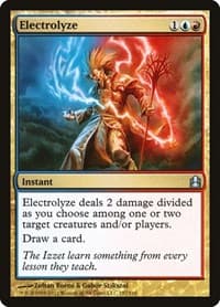 Electrolyze - Commander - Magic: The Gathering card