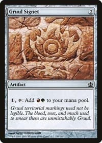 Gruul Signet - Commander - Magic: The Gathering card