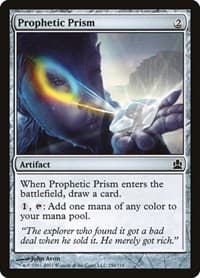 Prophetic Prism - Commander - Magic: The Gathering card