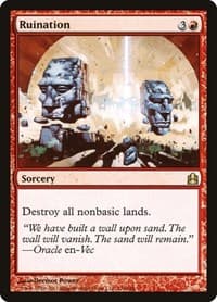 Ruination - Commander - Magic: The Gathering card