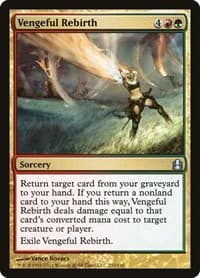 Vengeful Rebirth - Commander - Magic: The Gathering card