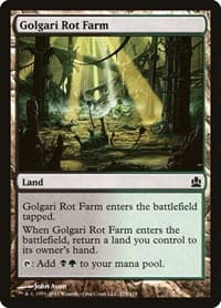 Golgari Rot Farm - Commander - Magic: The Gathering card