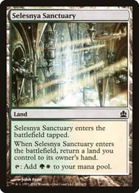 Selesnya Sanctuary - Commander - Magic: The Gathering card