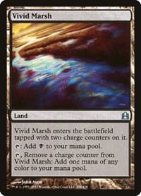 Vivid Marsh - Commander - Magic: The Gathering card