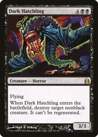 Dark Hatchling - Commander - Magic: The Gathering card