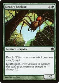 Deadly Recluse - Commander - Magic: The Gathering card