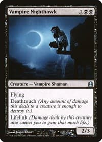 Vampire Nighthawk - Commander - Magic: The Gathering card