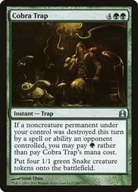 Cobra Trap - Commander - Magic: The Gathering card