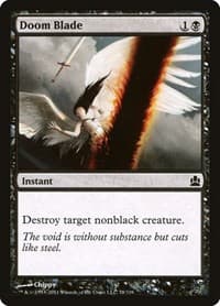 Doom Blade - Commander - Magic: The Gathering card