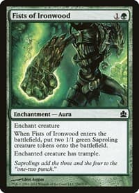 Fists of Ironwood - Commander - Magic: The Gathering card