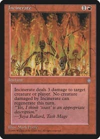 Incinerate - Ice Age - Magic: The Gathering card