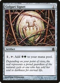 Golgari Signet - Commander - Magic: The Gathering card