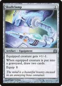 Skullclamp - Commander - Magic: The Gathering card