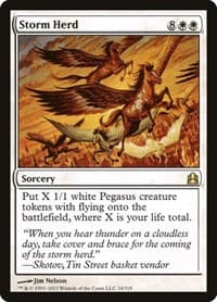 Storm Herd - Commander - Magic: The Gathering card