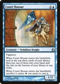 Court Hussar - Commander - Magic: The Gathering card