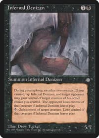 Infernal Denizen - Ice Age - Magic: The Gathering card