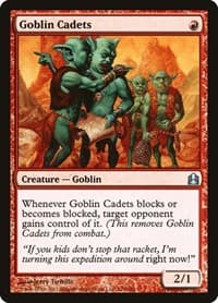 Goblin Cadets - Commander - Magic: The Gathering card