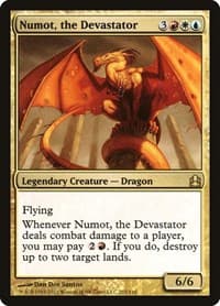 Numot, the Devastator - Commander - Magic: The Gathering card