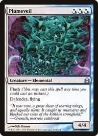 Plumeveil - Commander - Magic: The Gathering card