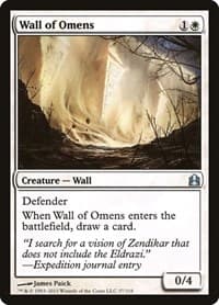 Wall of Omens - Commander - Magic: The Gathering card