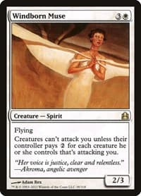 Windborn Muse - Commander - Magic: The Gathering card