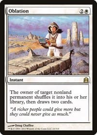 Oblation - Commander - Magic: The Gathering card