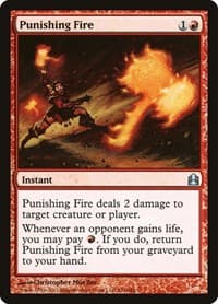 Punishing Fire - Commander - Magic: The Gathering card