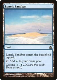 Lonely Sandbar - Commander - Magic: The Gathering card