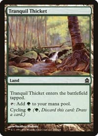 Tranquil Thicket - Commander - Magic: The Gathering card