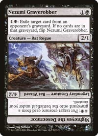 Nezumi Graverobber // Nighteyes the Desecrator - Commander - Magic: The Gathering card