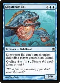 Slipstream Eel - Commander - Magic: The Gathering card