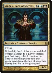 Szadek, Lord of Secrets - Commander - Magic: The Gathering card