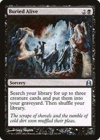 Buried Alive - Commander - Magic: The Gathering card