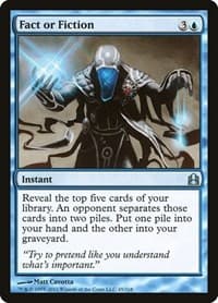 Fact or Fiction - Commander - Magic: The Gathering card