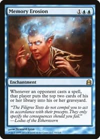Memory Erosion - Commander - Magic: The Gathering card
