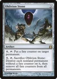 Oblivion Stone - Commander - Magic: The Gathering card
