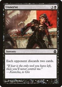 Unnerve - Commander - Magic: The Gathering card